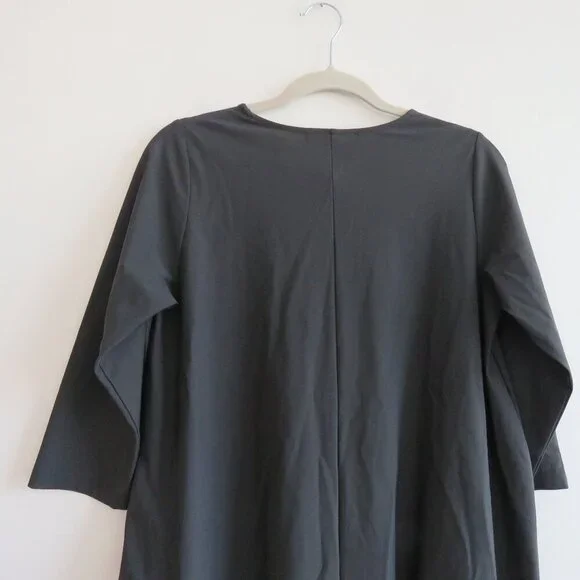 JASON Portofino Pocket Tunic Top in Dark Gray Lagenlook Minimalist - Size S - Picture 14 of 16
